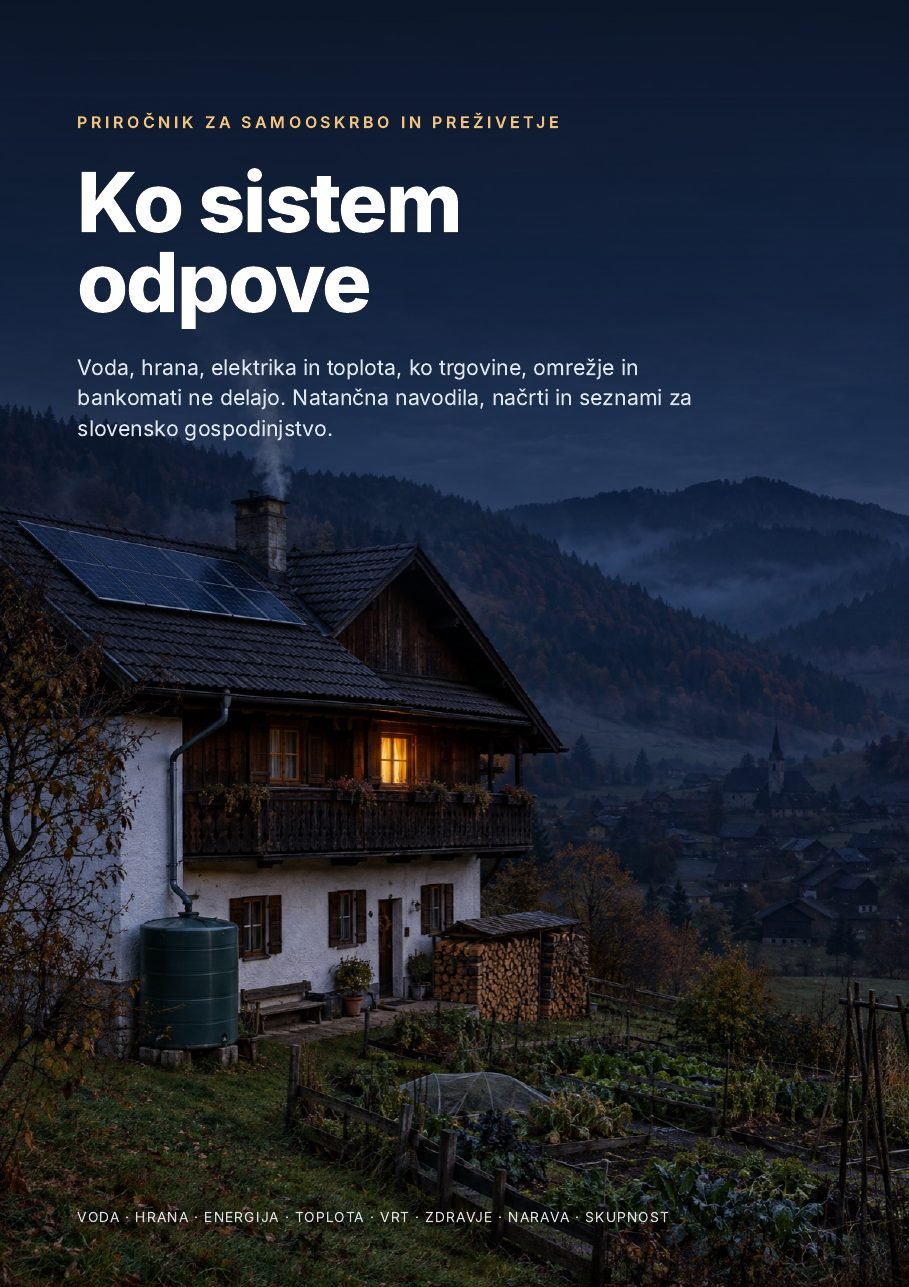 Naslovnica priročnika Ko sistem odpove