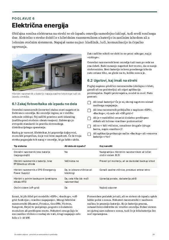 Poglavje Električna energija